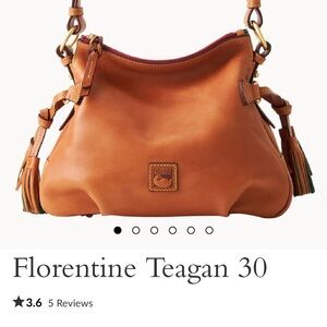 Dooney & Bourke tasseled hobo bag,  Florentine Teagan 30 is updated version.